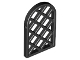 Pane for Window 1 x 2 x 2 2/3 Lattice Diamond with Rounded Top
